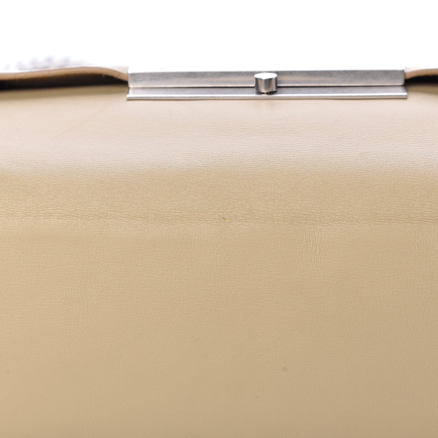 Celine Smooth Calfskin Blade Chain Flap Vanilla 13 of 14