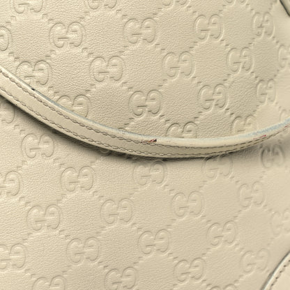 Gucci Guccissima Medium Bree Foldover Tote Off White 11 of 11