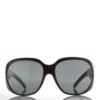 Bulgari Crystal Sunglasses 8009-B Burgundy 2 of 7