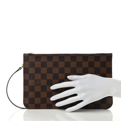 Louis Vuitton Damier Ebene Neverfull MM GM Pochette 2 of 6