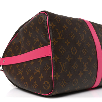 Louis Vuitton Monogram Keepall Bandouliere 45 Pondichery Pink 7 of 8