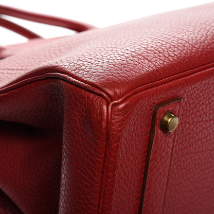 Hermes Fjord Birkin 40 Rouge 30 of 32