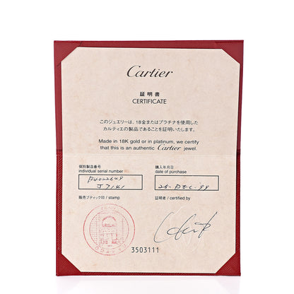 Cartier 18K White Gold 5.5mm LOVE Ring 49 4.75 5 of 5