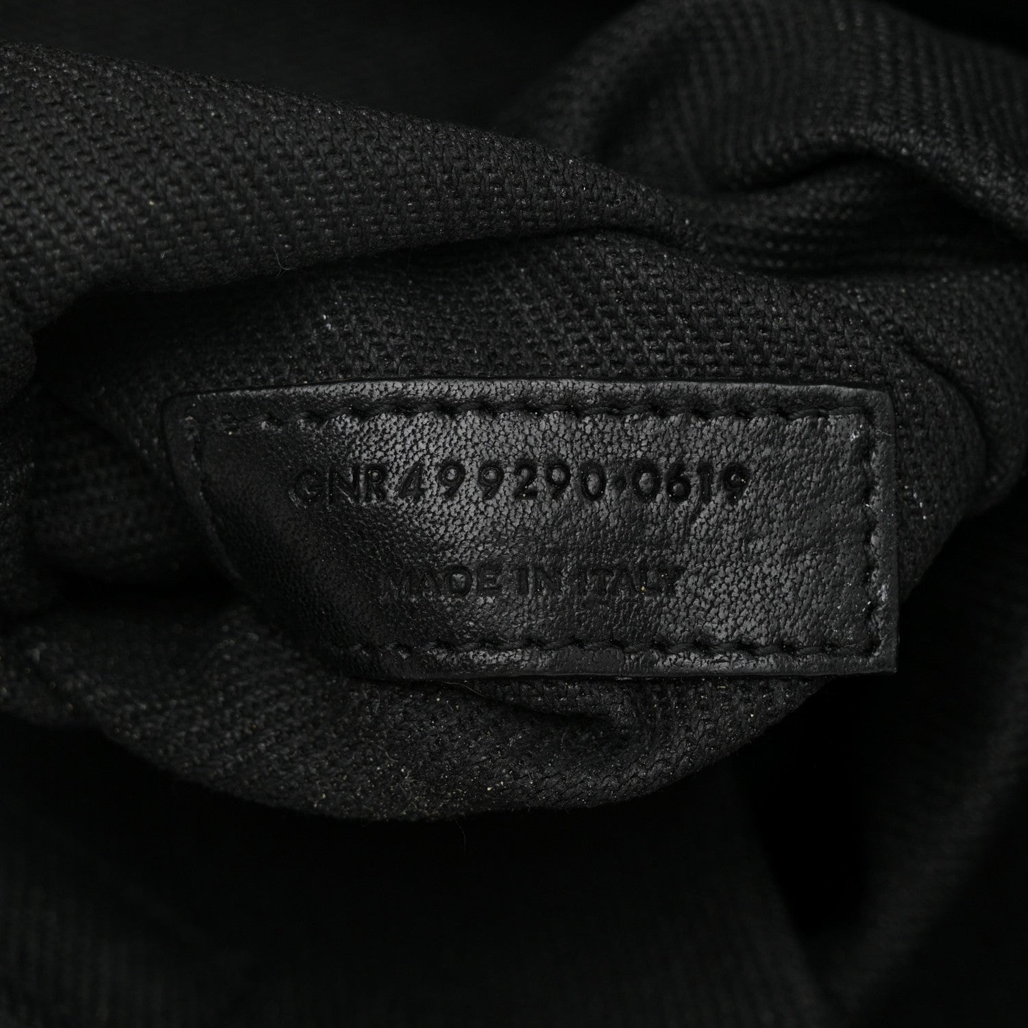Saint Laurent Linen Calfskin Rive Gauche Tote Black 6 of 10