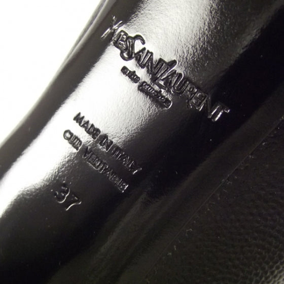 Saint Laurent Leather Trooper Platform Boots 37 6 of 8