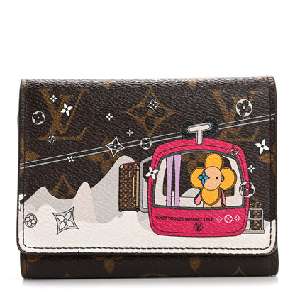 Louis Vuitton Monogram 2019 Christmas Animation Victorine Wallet Fuchsia 1 of 10