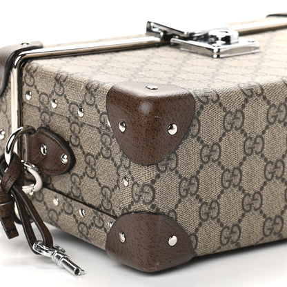 Gucci GG Supreme Monogram Globe-Trotter Beauty Case Brown 5 of 9