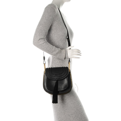 Chloe Calfskin Braided Small Hudson Shoulder Bag Black 2 of 8