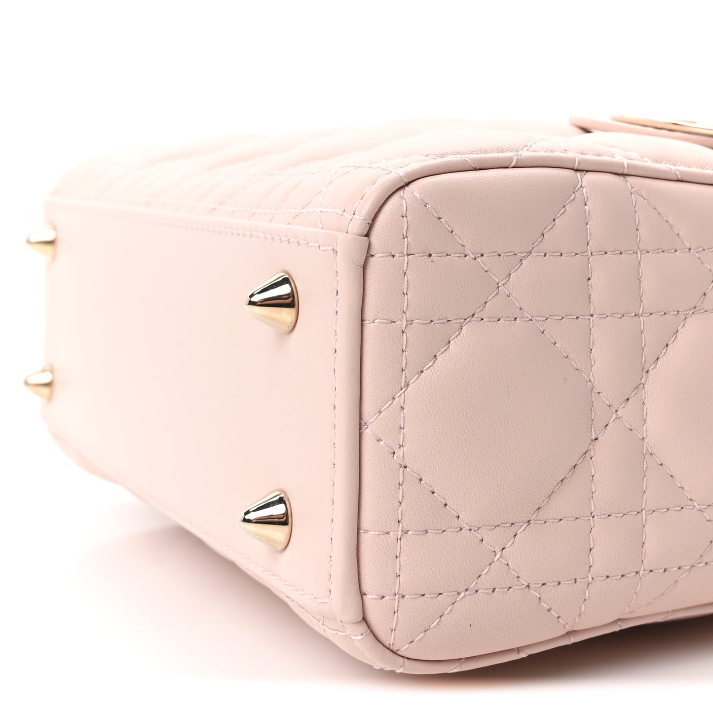Lambskin Cannage Small My ABCDior Lady Dior Light Pink