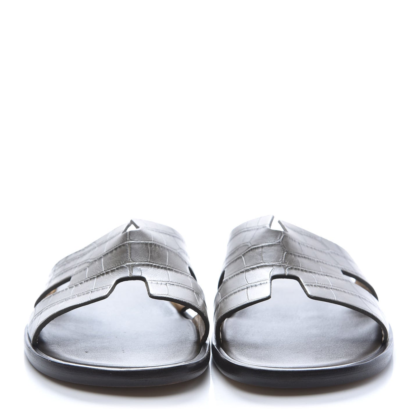 Matte Niloticus Crocodile Mens Izmir Sandals 42 Vert Olive