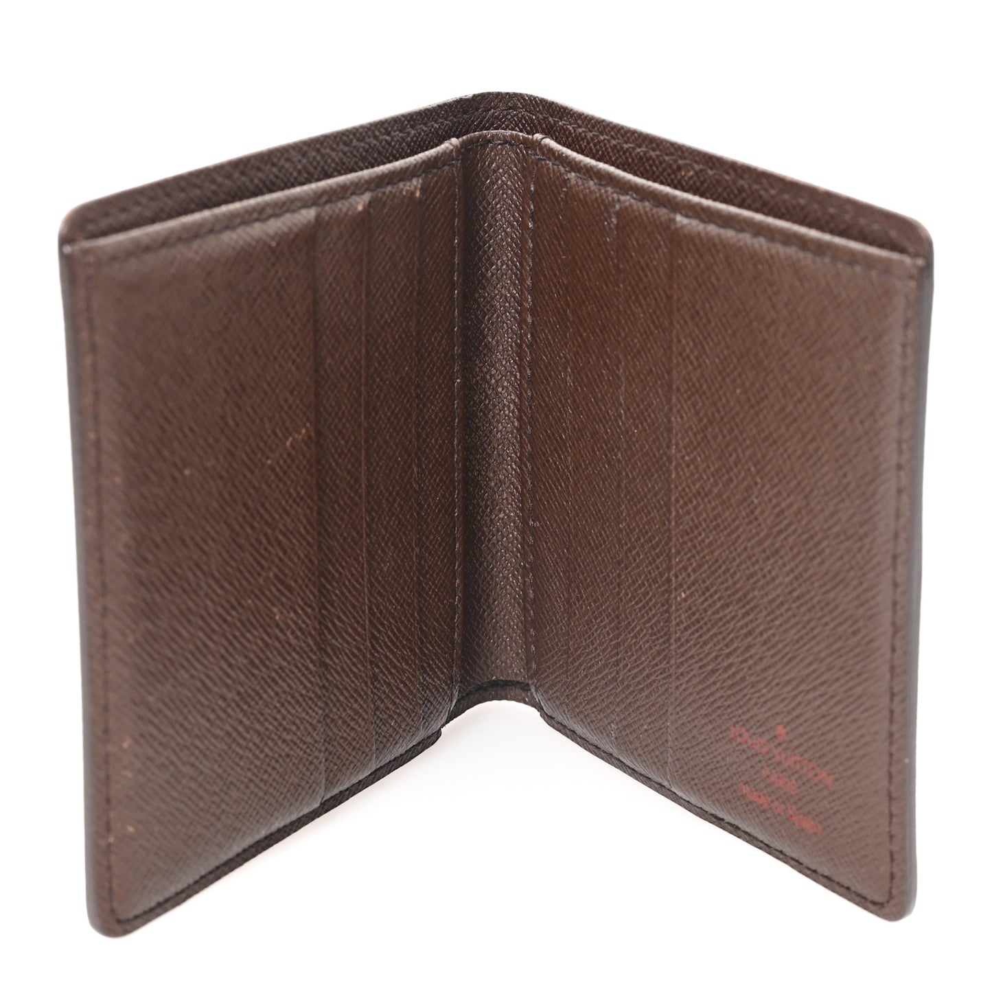 Damier Ebene Porte-Billets 6 Card Bi-Fold Wallet