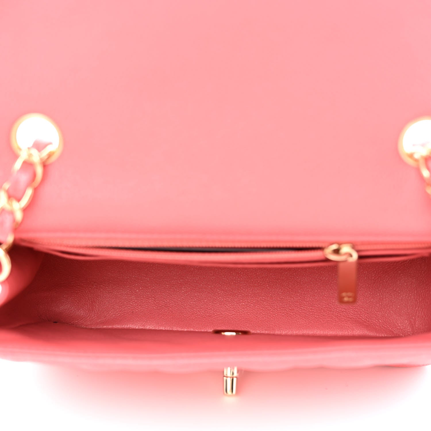 Chanel Caviar Quilted Mini Rectangular Flap Dark Pink 5 of 13