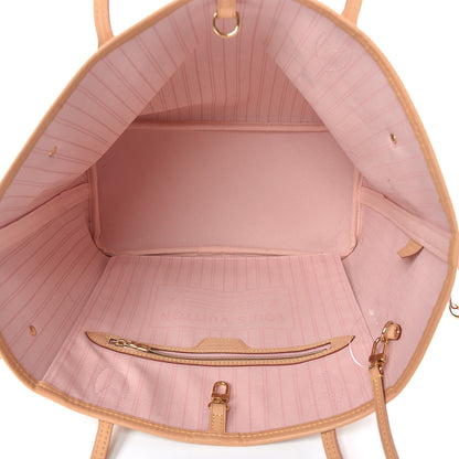 Louis Vuitton Damier Azur Neo Neverfull MM Rose Ballerine 6 of 12