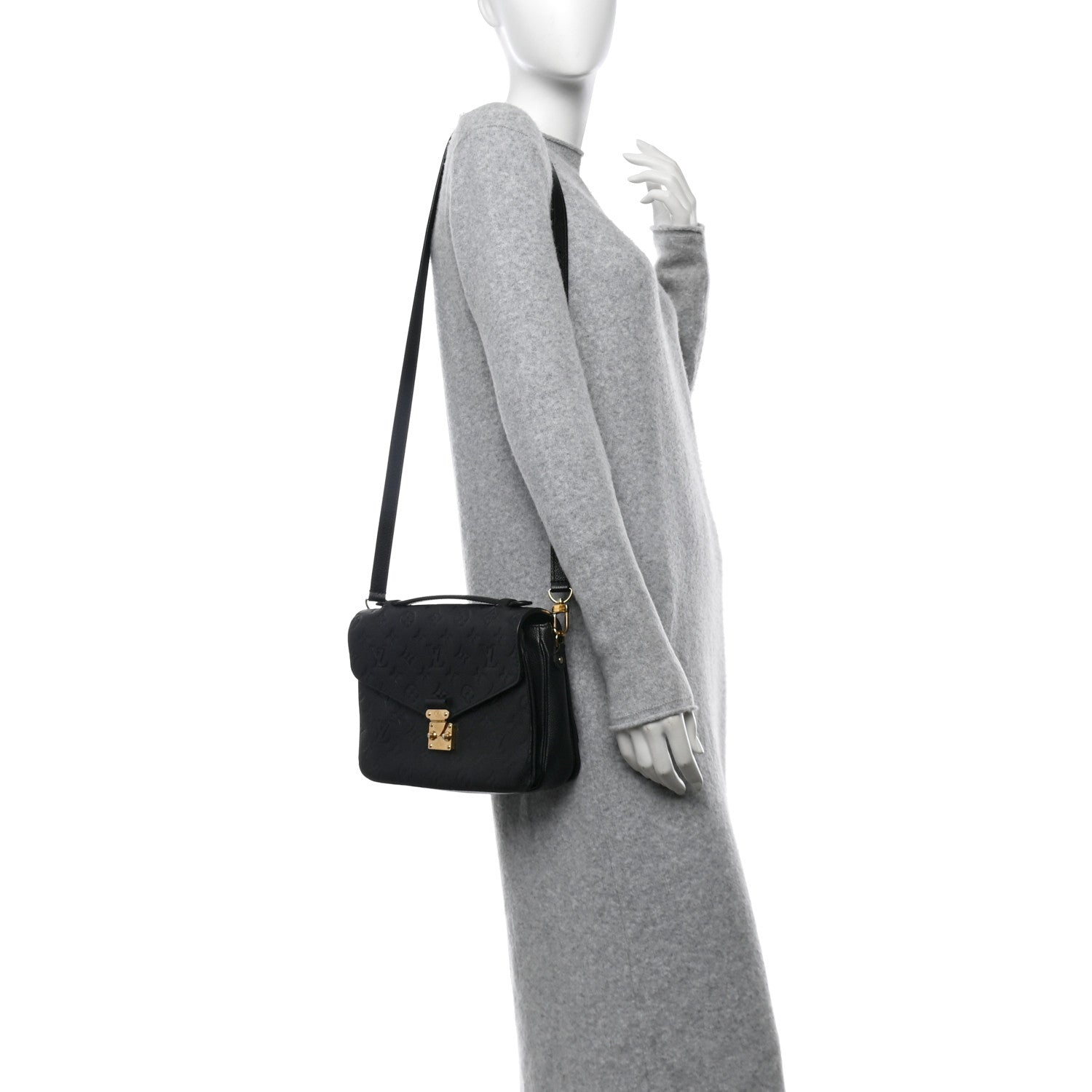 Louis Vuitton Empreinte Pochette Metis Black 2 of 13