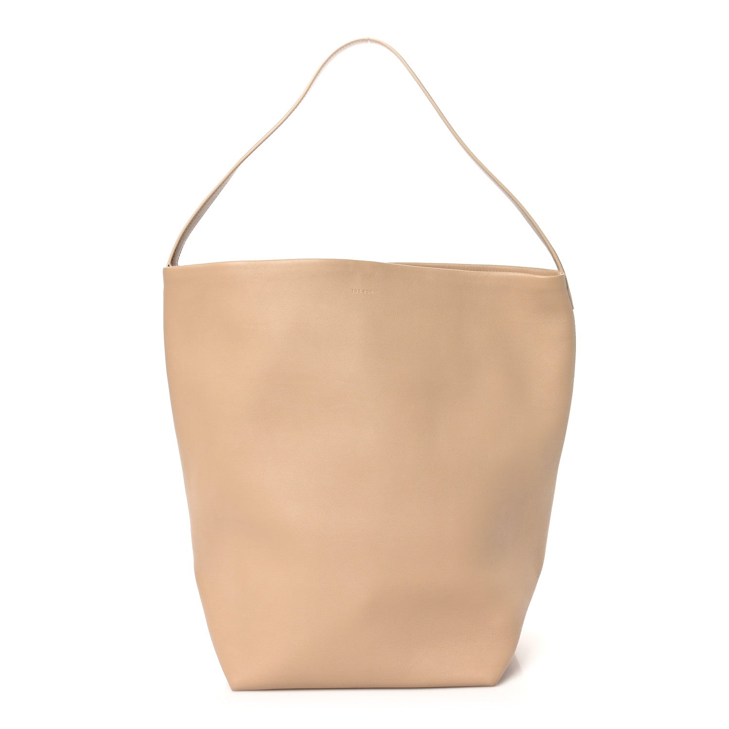 The Row Grained Calfskin Large N/S Park Tote Dune 1 of 11