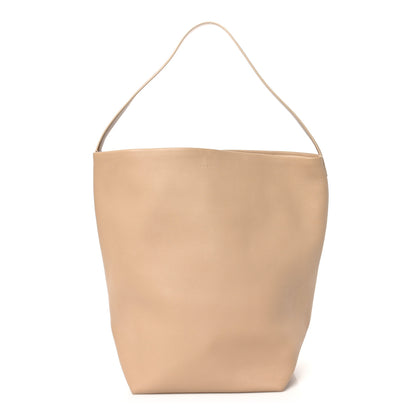 The Row Grained Calfskin Large N/S Park Tote Dune 1 of 11