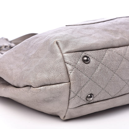 Chanel Calfskin Large Trianon Tote Grey 9 of 11