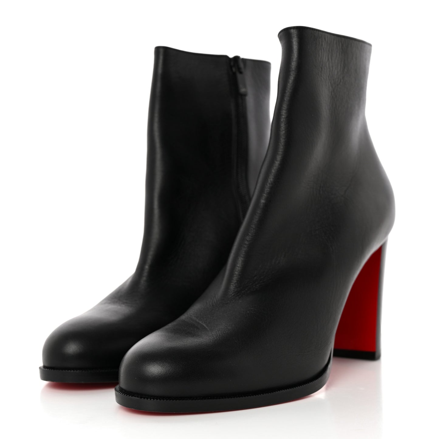 Calfskin Adox 85 Ankle Boots 40 Black