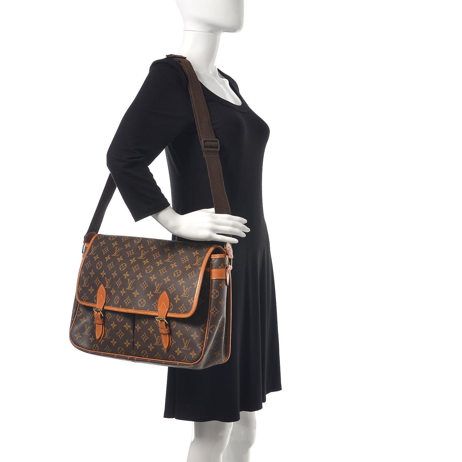 Louis Vuitton Monogram Sac Gibeciere GM 2 of 16