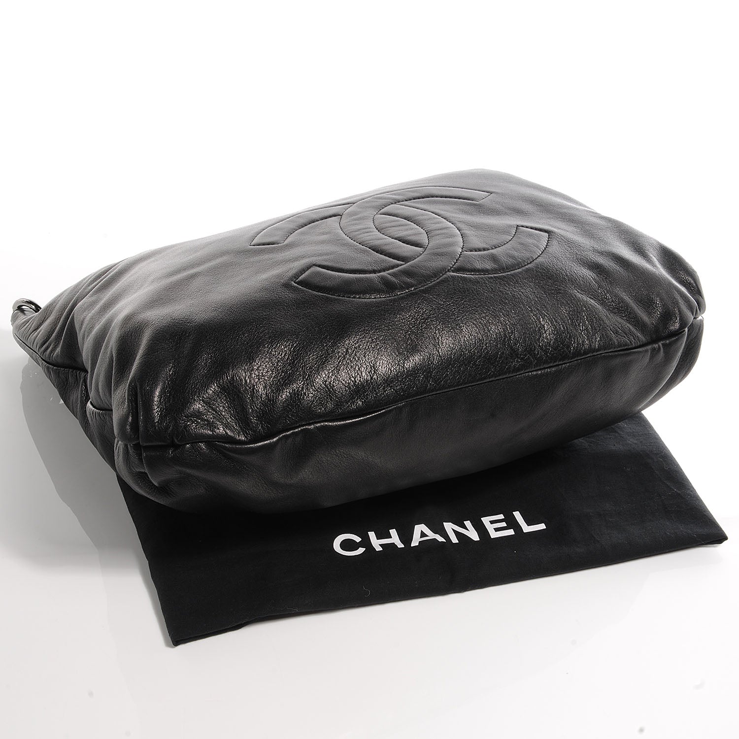 Chanel Lambskin Soft and Chain Large Hobo Black 4 of 7