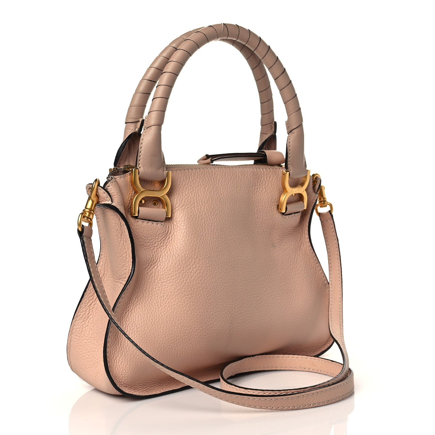 Chloe Calfskin Small Marcie Satchel Pale Pink 2 of 11