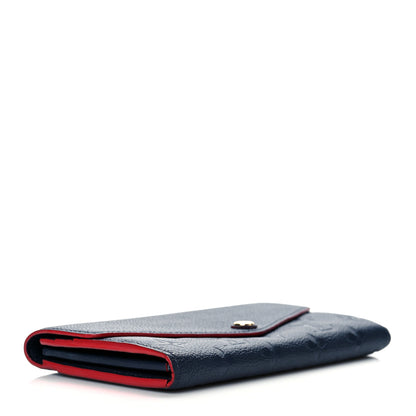 Louis Vuitton Empreinte Sarah Wallet NM Marine Rouge 4 of 8