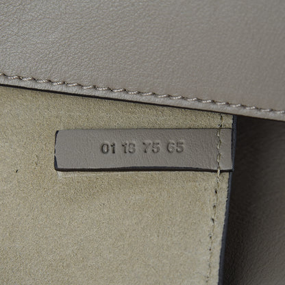 Chloe Suede Calfskin Mini Faye Shoulder Bag Motty Grey 7 of 11