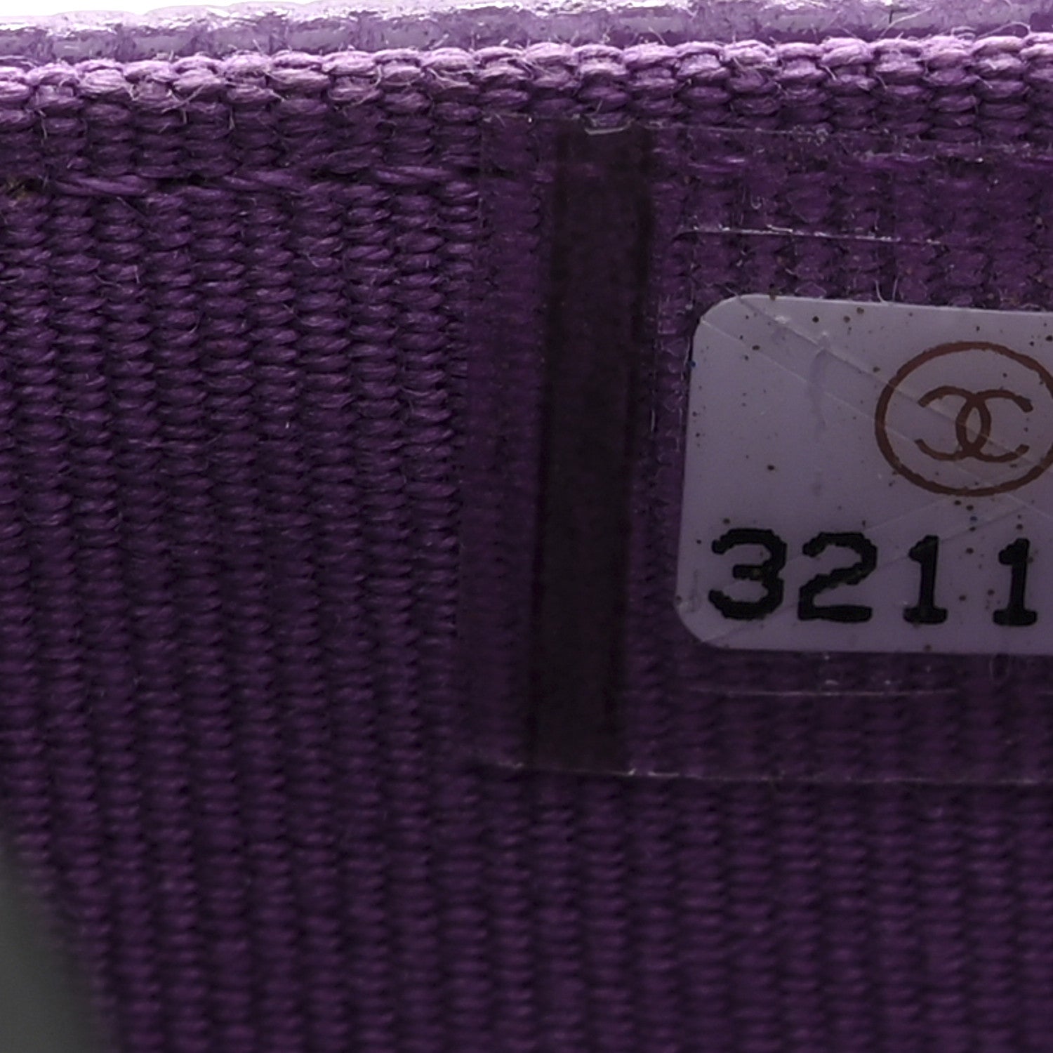 Chanel Caviar Quilted Flap Card Holder Wallet Purple 8 of 9