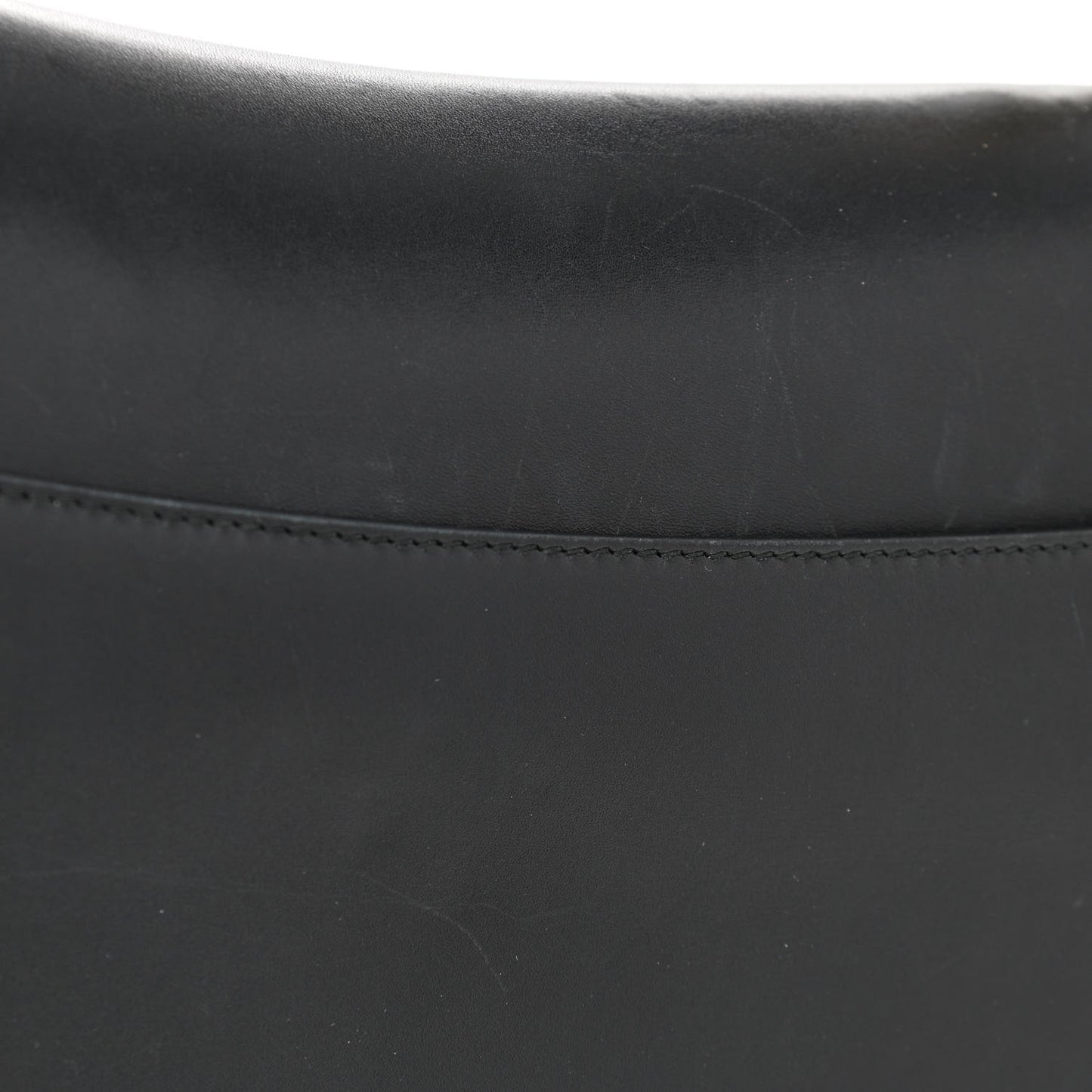 Calfskin Saddle Bag Black