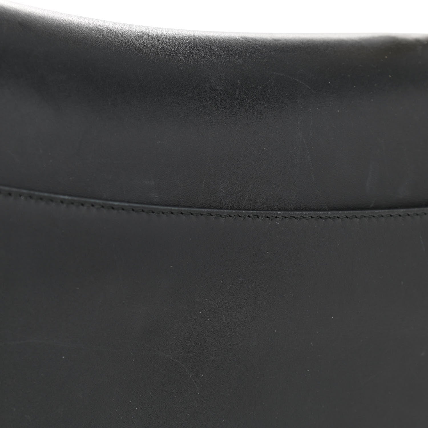 Christian Dior Calfskin Saddle Bag Black 12 of 12