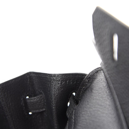 Hermes Togo Birkin 25 Black 9 of 11