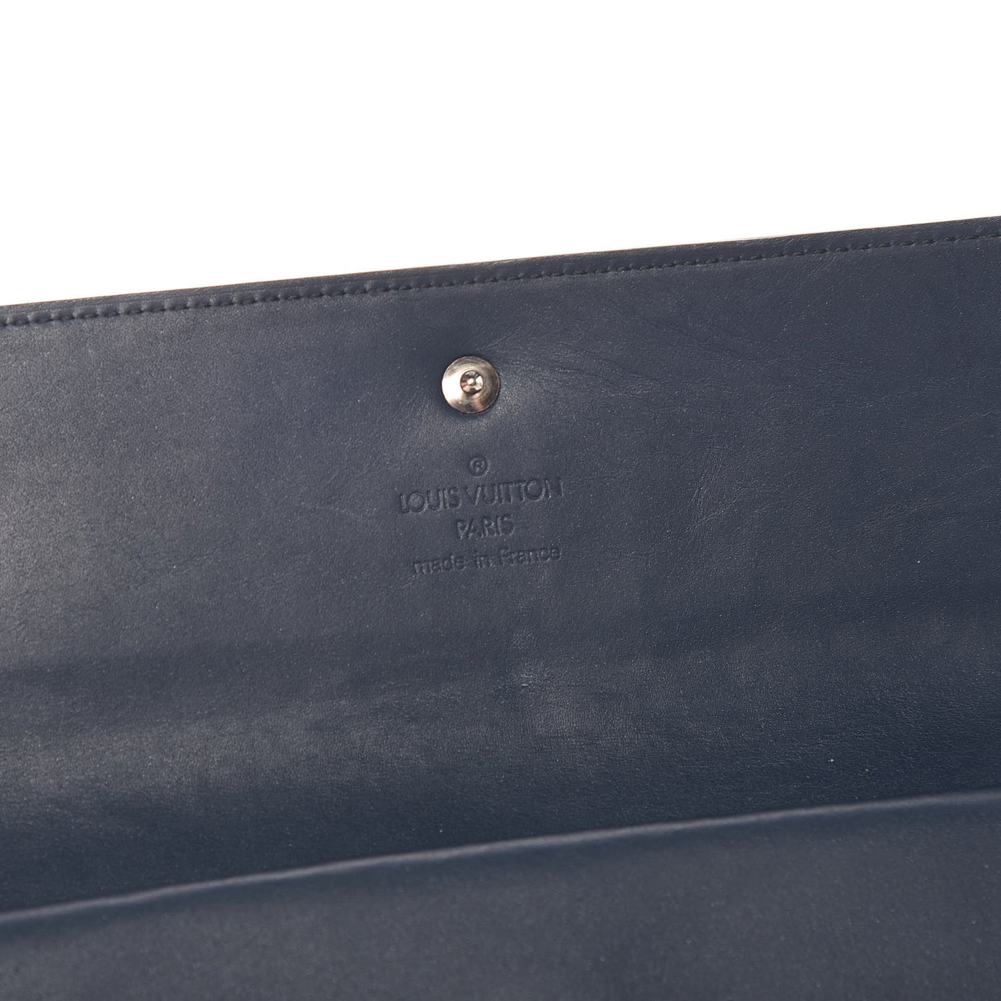 Mat Monogram Porte Tresor International Wallet Blue
