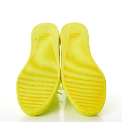 Gucci Calfskin Coda High Top Sneakers 39 Giallo Fluo 5 of 10