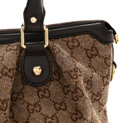 Gucci Monogram Medium Sukey Top Handle Dark Brown 20 of 28