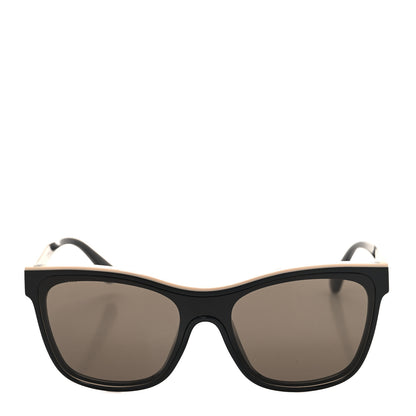Chanel Acetate Logo Shield Sunglasses 5418 A Black 2 of 7