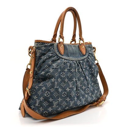 Louis Vuitton Denim Neo Cabby GM Blue 3 of 12