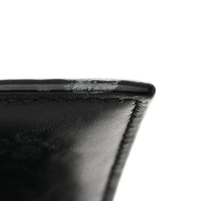 Balenciaga Shiny Calfskin Monochrome Crocodile Embossed Hourglass Chain Bag Black 12 of 13