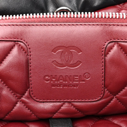 Chanel Lambskin Quilted Medium Coco Cocoon Reversible Tote Black 6 of 11