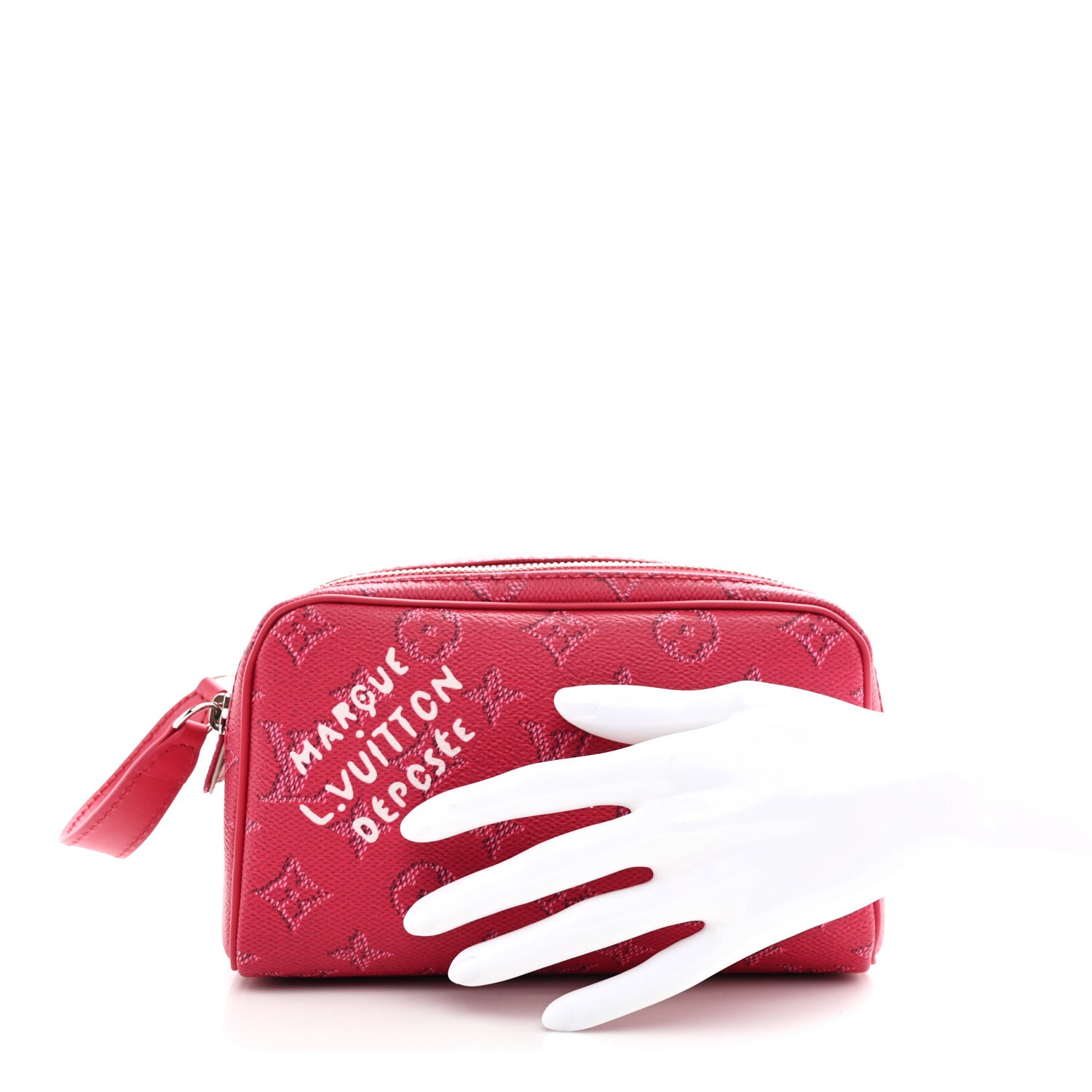 Louis Vuitton Monogram Heritage Mini Dopp Kit Toilet Pouch Pondichery Pink 2 of 9