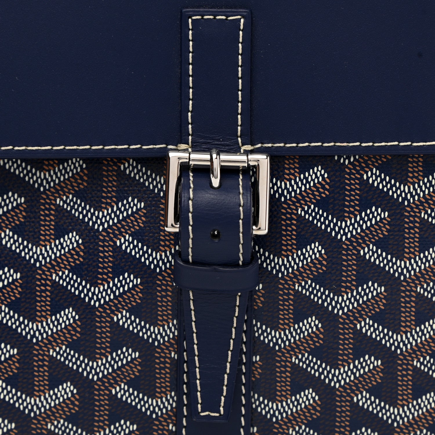 Goyard Goyardine Citadin Messenger Navy 6 of 13