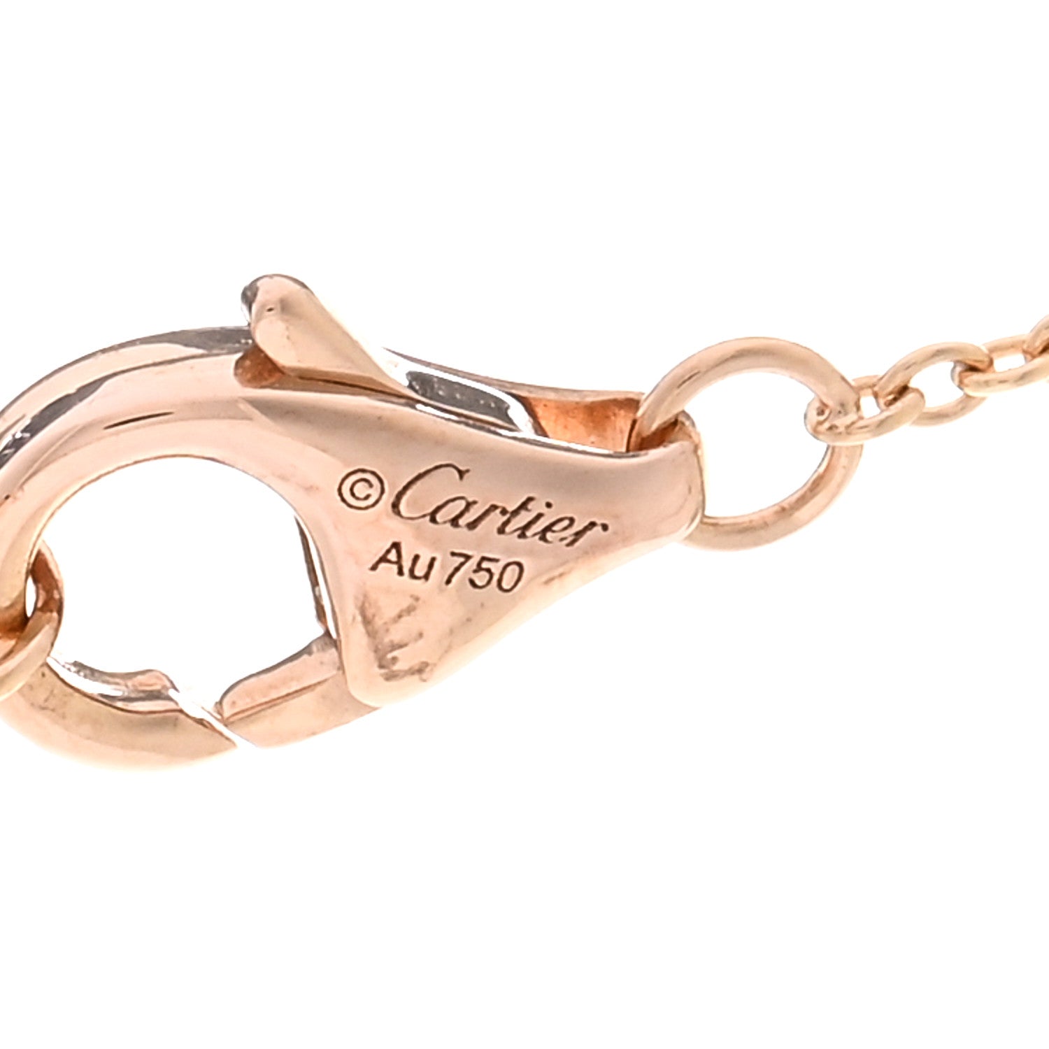 Cartier 18K Pink Gold Diamond Clash de Cartier Necklace 4 of 4