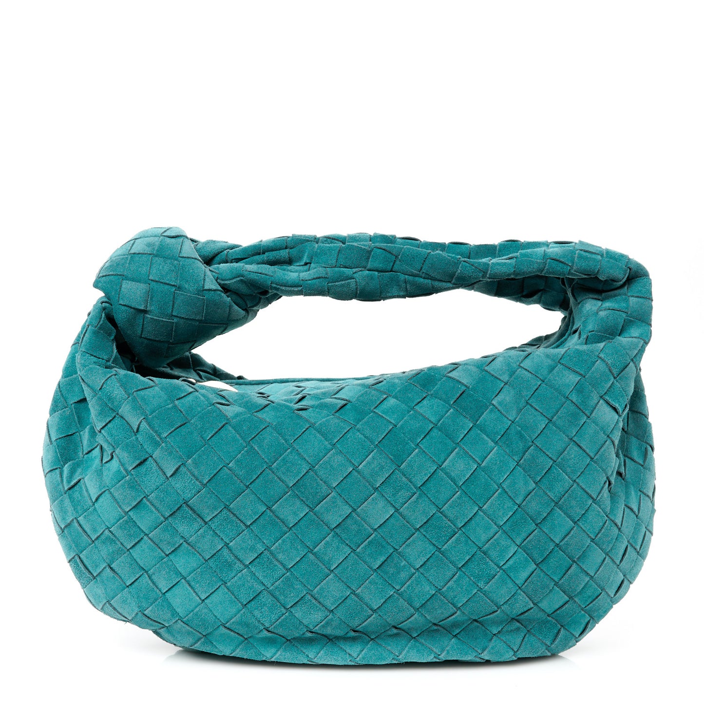 Suede Calfskin Intrecciato Teen Jodie Hobo Scuba