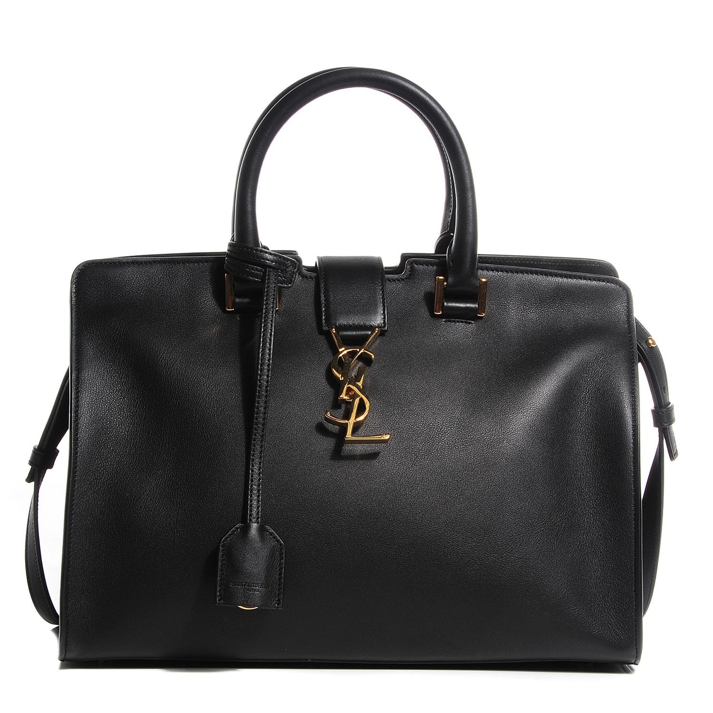 Calfskin Small Monogram Cabas Black