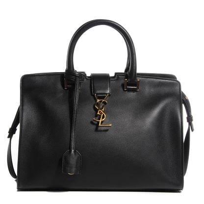 Saint Laurent Calfskin Small Monogram Cabas Black 1 of 10