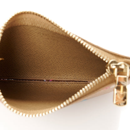 Louis Vuitton Metallic Monogram LV Garden Key Pouch Gold 5 of 7