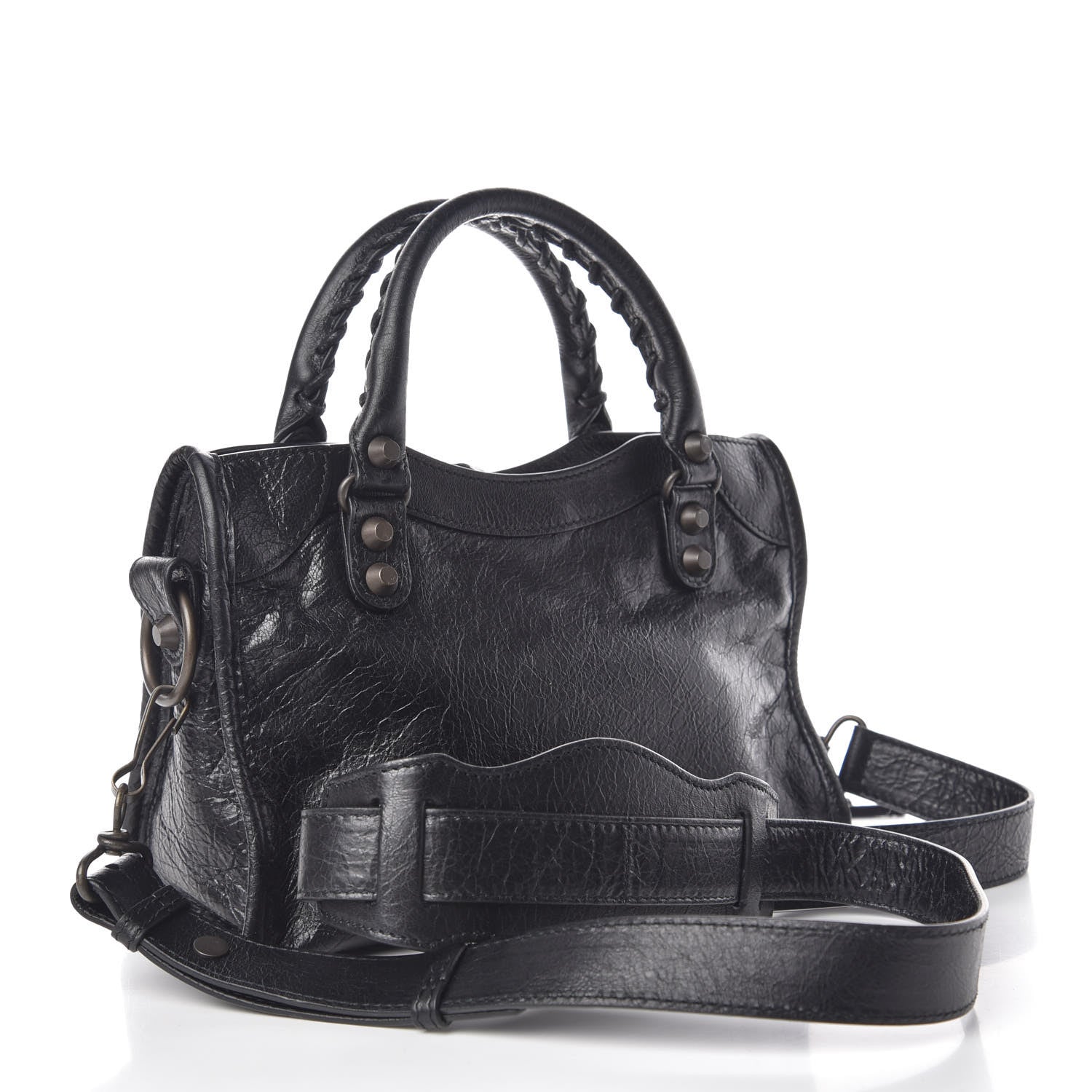 Balenciaga Agneau Classic Hardware Mini City Black 3 of 9