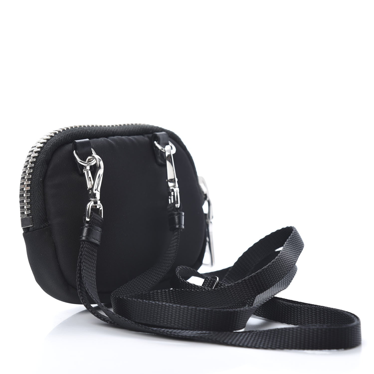 Prada Trick Tessuto Nylon Cargo Pouch Black 3 of 11