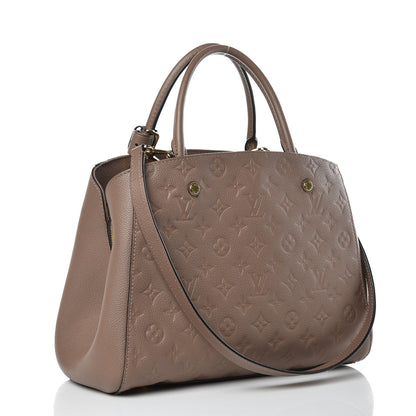 Louis Vuitton Empreinte Montaigne MM Taupe 4 of 10