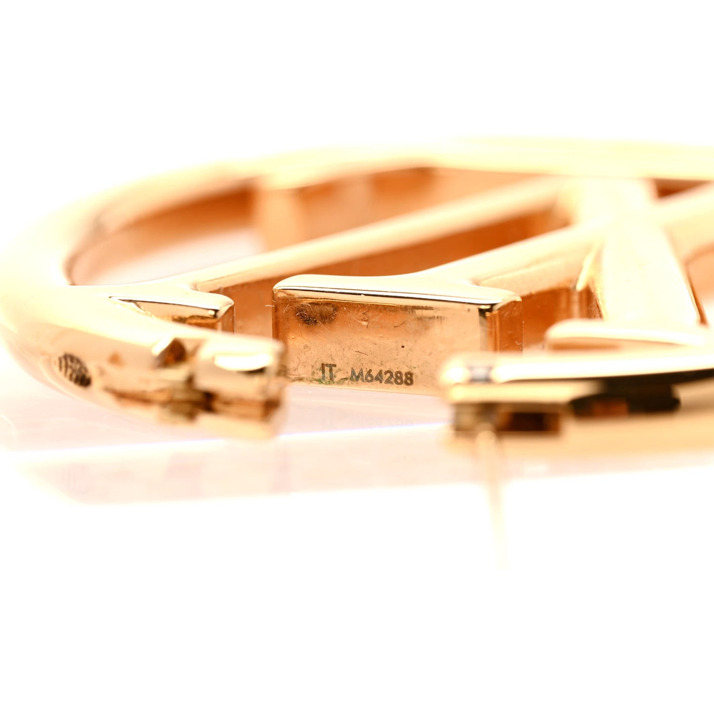 Metal Louise Hoop Earrings Gold