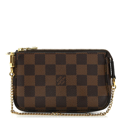 Louis Vuitton Damier Ebene Mini Pochette Accessories 1 of 7